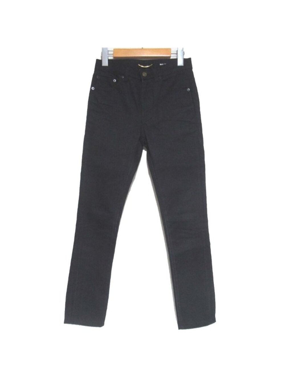 Saint Laurent Paris Skinny Jeans Denim Pants 155 Black